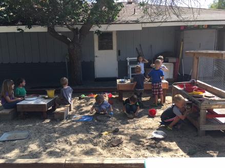 sand/mud kitchen 